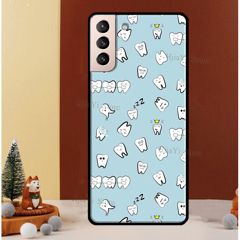 Zahnarzt Zahnmedizinischer Zahn Krankenschwester Handyhülle Für Samsung Galaxy S22 S21 Ultra Note 20 Note 10 S8 S9 S10 Plus S20 FE Hülle