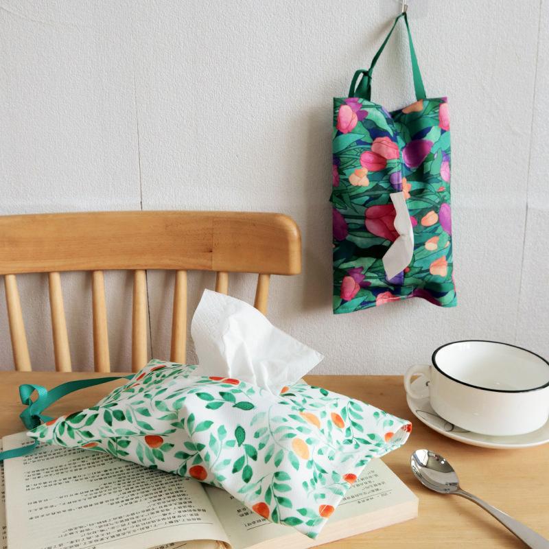 

Подвесная сумка для хранения, тканевая салфетка, украшение для дома, аксессуары с принтом