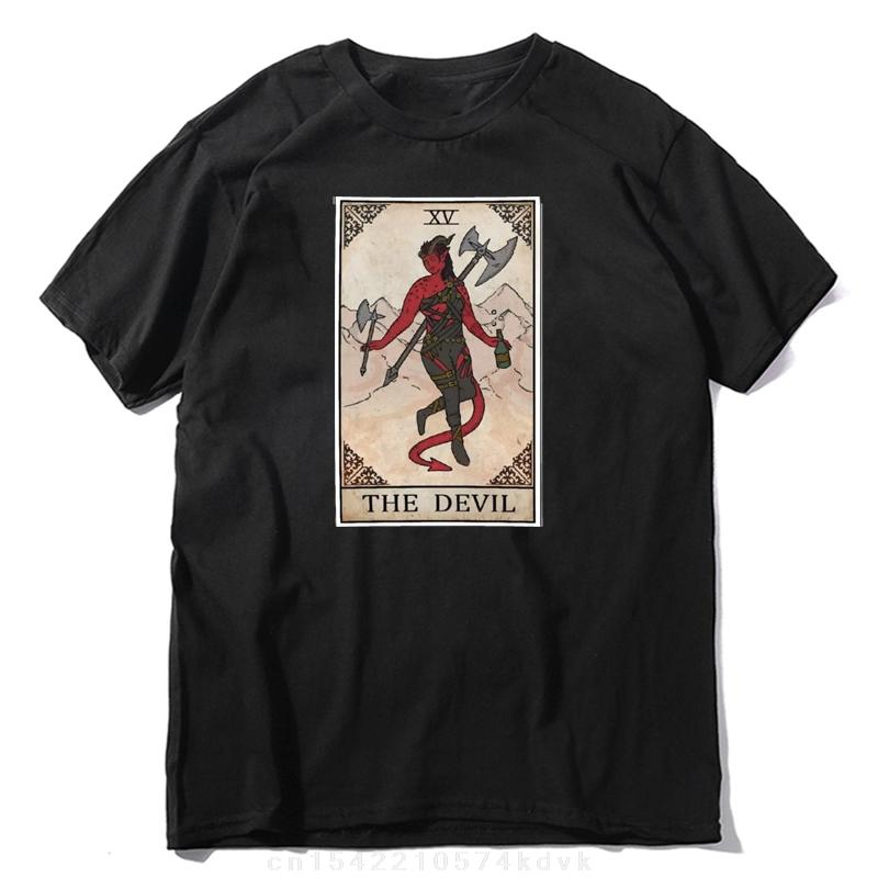 Baldurs Gate 3 Karlach Tarot T-shirt Aesthetic clothing aesthetic clothes summer tops black t-shirts for men