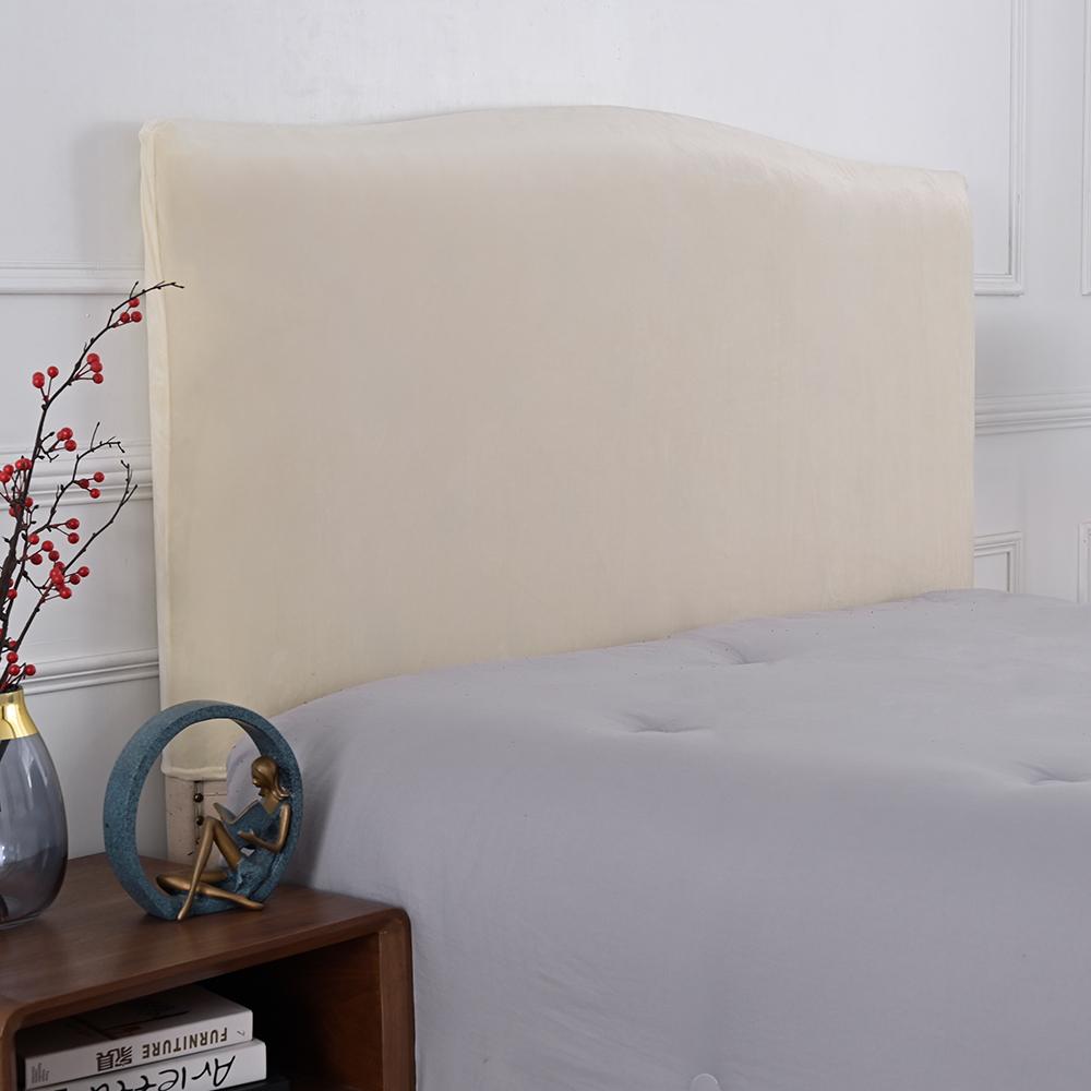 High Elastic All-inclusive Fine Flannel Headboard Cover Dustproof Bed Head Cover Bed Head Back Protection Headboard Dust Cover