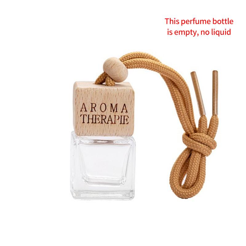 

Автомобильный освежитель воздуха Пустая стеклянная бутылка Деревянная крышка Аромадиффузор с веревкой