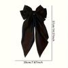 12 large bow hair clips for women, black spring hair clips, hair clips, red back headband, hair band, white ribbon