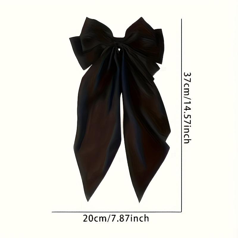 12 large bow hair clips for women, black spring hair clips, hair clips, red back headband, hair band, white ribbon