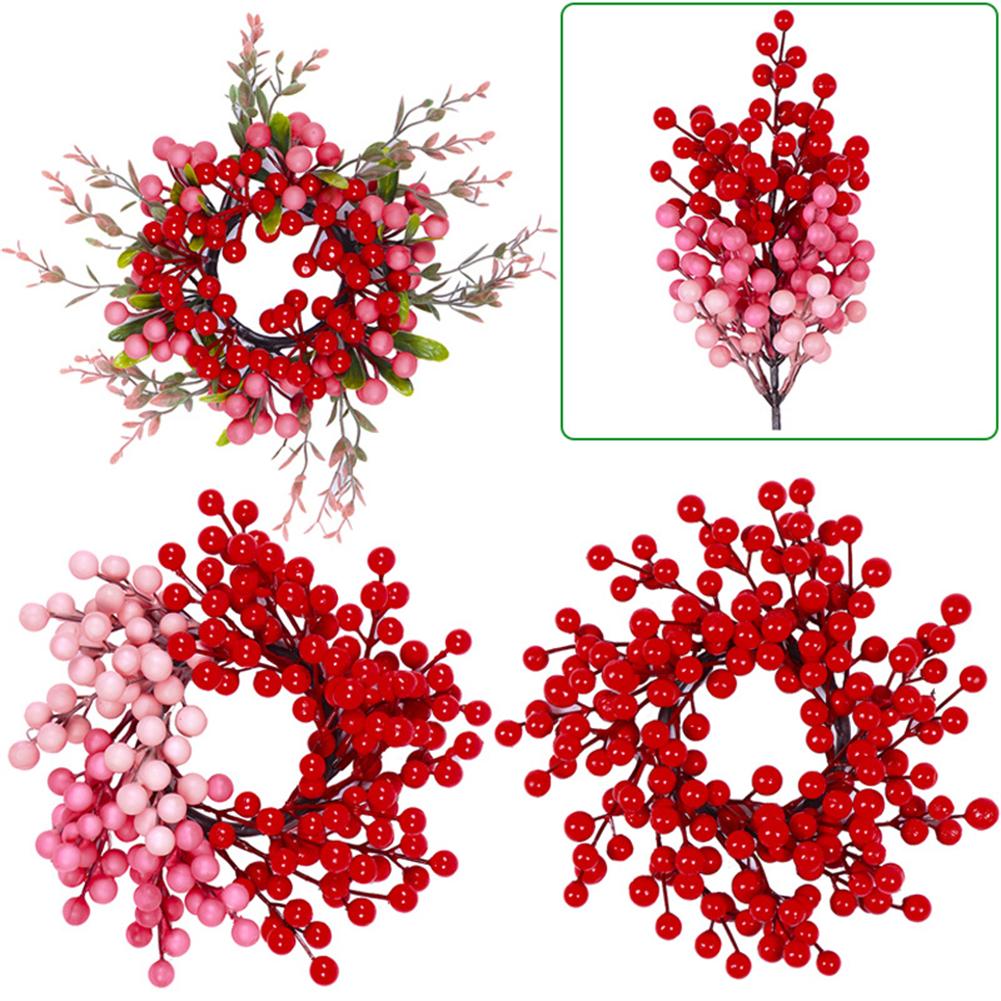 Artificial Berry Garland Wreath for Front Door Outdoor Seasonal Use