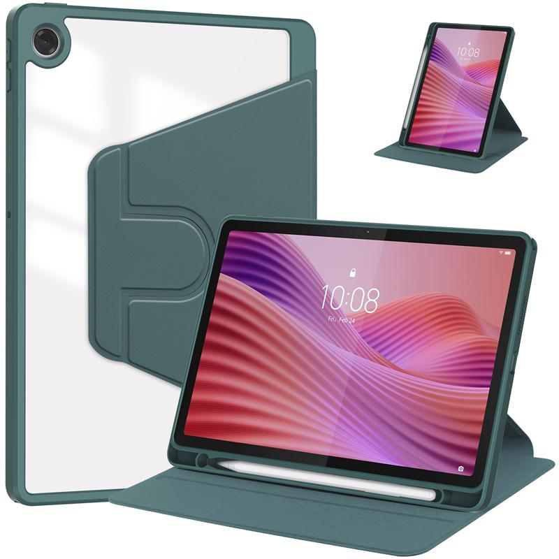 Etui For Tab 10.1 Case with Pencil Holder 360 Rotating Acrylic Hard Stand Cover For Tab Tb311fu Tb311xu Case