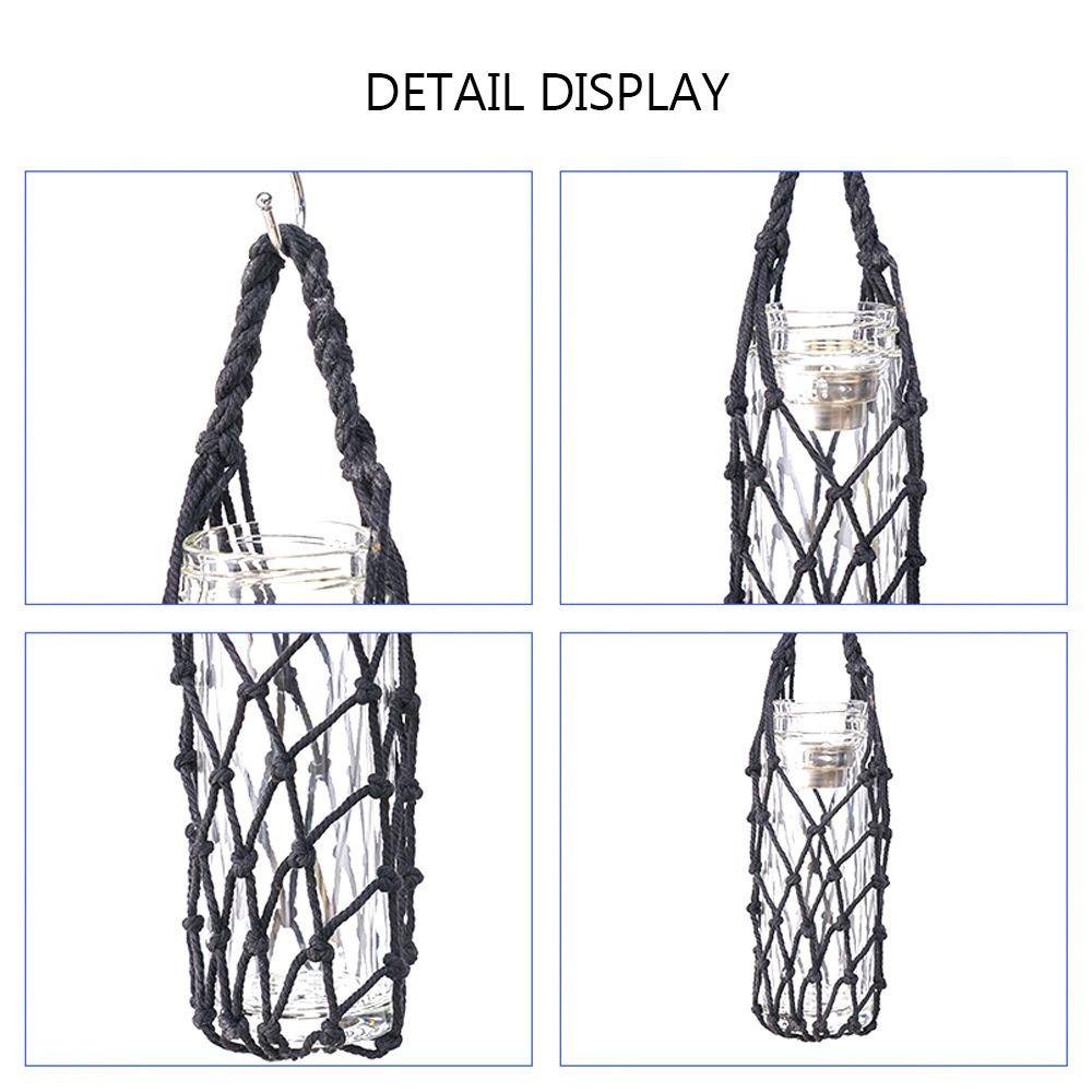 Weave Water Bottle Cover Manual Pouch Visible Bag Useful Cup Sleeve  For Sport Camping Accessories