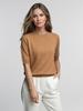Women's Five-Sleeve Wool Base Layer Sweater - 100% Fine Knit, Autumn/Winter Simple Style