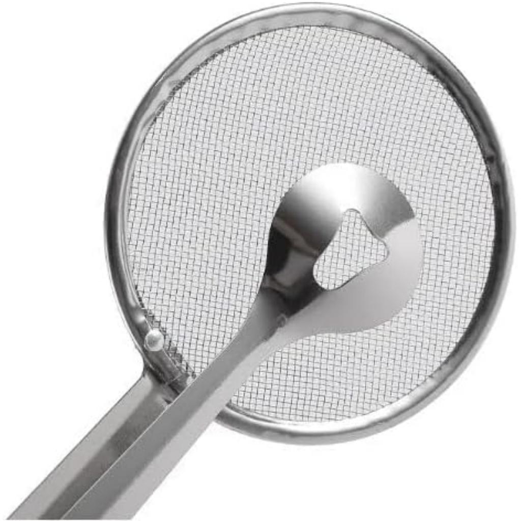 Stainless Steel Multi-Functional Kitchen Tongs with Built-in Strainer Spoon - Ergonomic, Heat-Resistant, and Durable Tool for Cooking and Serving