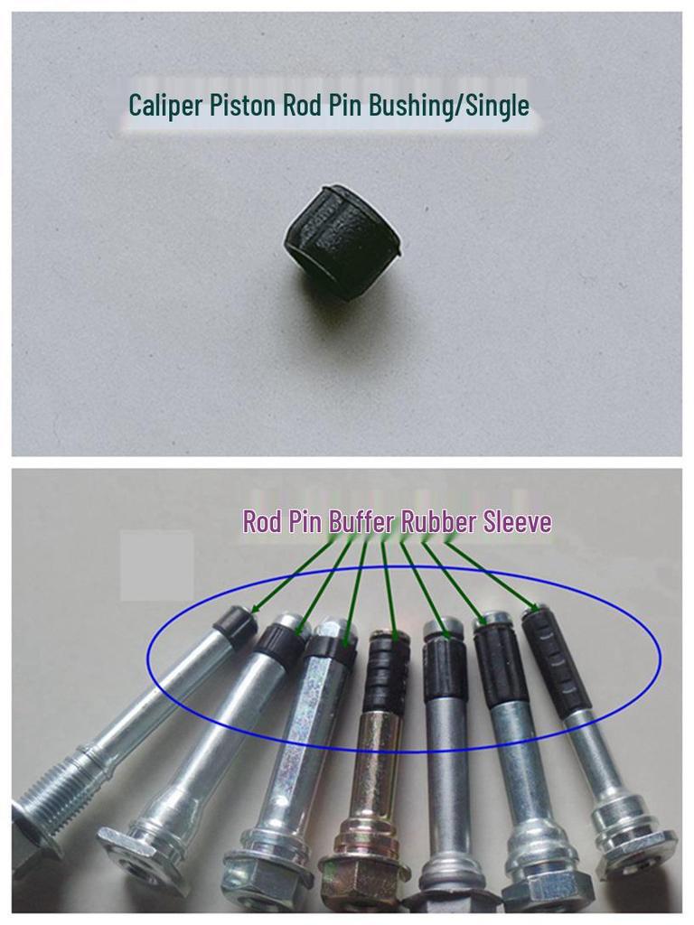 Brake Caliper Piston Rod Pin Dust Boot Rubber Sleeve for Accord, CRV, Civic, Fengfan, Lingpai, Feidu, Sidero Concept