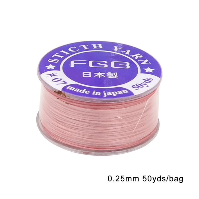 

50 ярдів/рулон Приблизно 46 метрів Нееластична нитка з воскового нейлонового матеріалу для шнура для виготовлення ювелірних виробів своїми руками чарівність рожевий колір