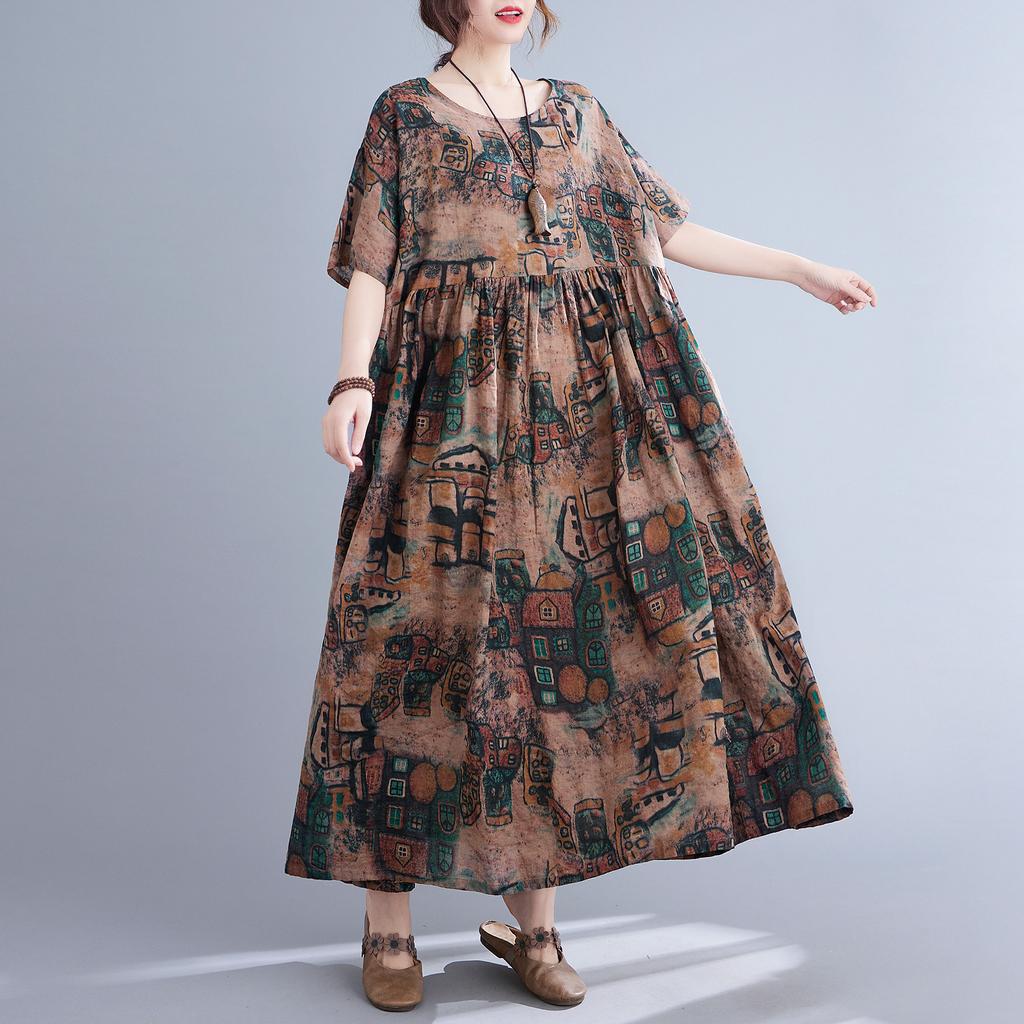 oversized boho dress