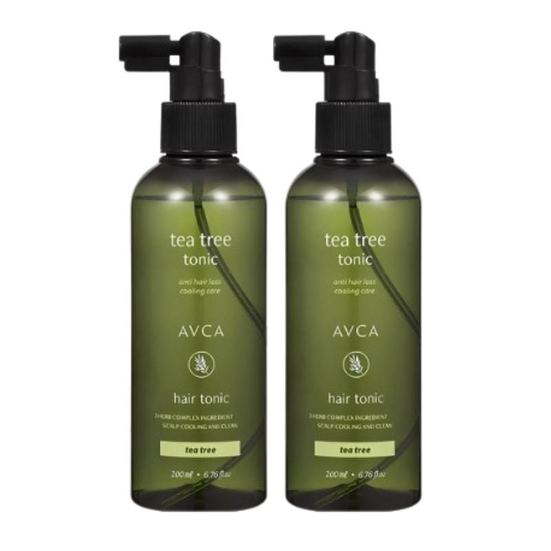 

Набор тоников против выпадения волос AVCA – 2 x 200 мл спрей для кожи головы с чайным деревом для жирной, зудящей кожи головы и облегчения выпадения волос – корейский уход за волосами 2 x 200ml