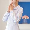 Women's Fashion Doll Neck Long Sleeve Color Wear Dresses