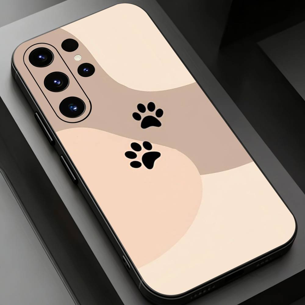 Dog Paw  Phone Case for Samsung Galaxy S20,23 Ultra S24,22 Plus S25,26,21FE TPU Cover