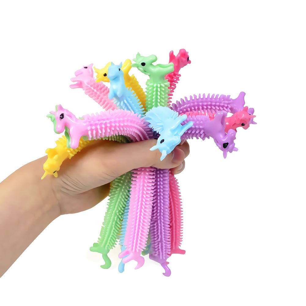 Silicone world Worm Noodle Stretch String TPR Rope Anti Stress Toys String Fidget Autism Vent Toys Decompression Toys Vent Toys