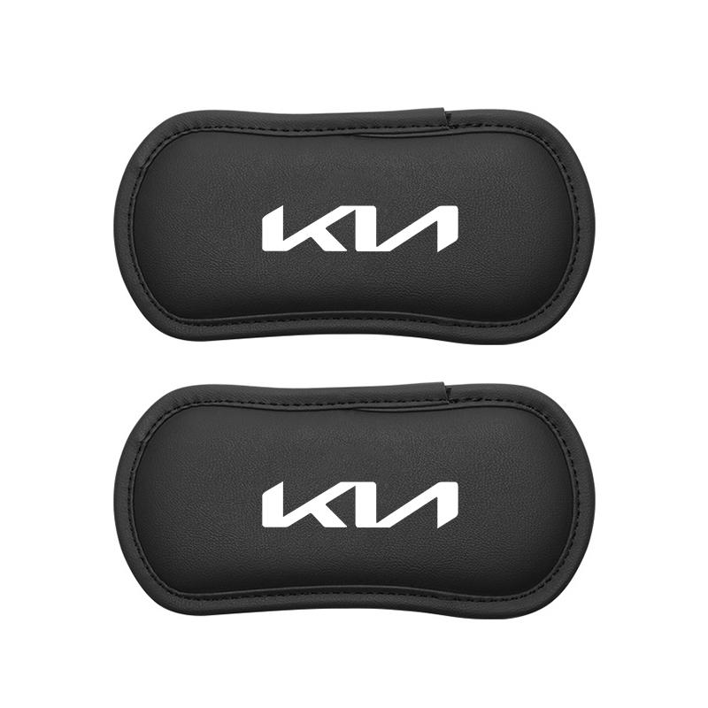 Car Interior Leg Knee Rest Pads Leather Cushion For KIA K3 Sportage Carnival K5 Seltos Pegas KX1 EV5 Sonet EV6 K4 EV3 Ceed K8