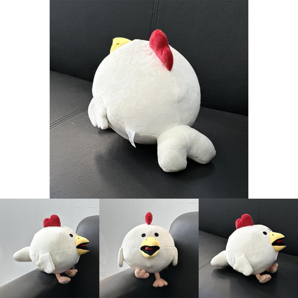 White Small Flying Chicken Stuffed Animal Plush Doll For Playroom Decor