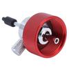 Propane Filling Adapter Aluminum Alloy Thread Gas Charging Connector with Silicone Oil Port