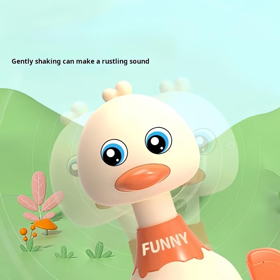 1pc Jouet Voiture Canard Appuie et Avance, Pas de Pile Nécessaire, Fonctionnement Manuel, Thème Animal, Plastique, Multicolore Cadeau Idéal pour Noël ou Anniversaire