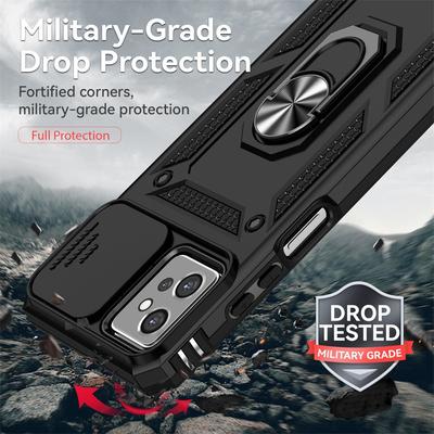 Armor Shockproof Case for Motorola Moto G22 G32 G52 G62 G82 G31 G41 G60s Slide Lens Protect Cover Ring Stand Holder Fundas Coque