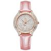 Women RUIIXINE Fashion Quartz Watch Light Luxury All Diamond Leather Strap Diamond Jewelry Crystal Ladies Wristwatches Gift