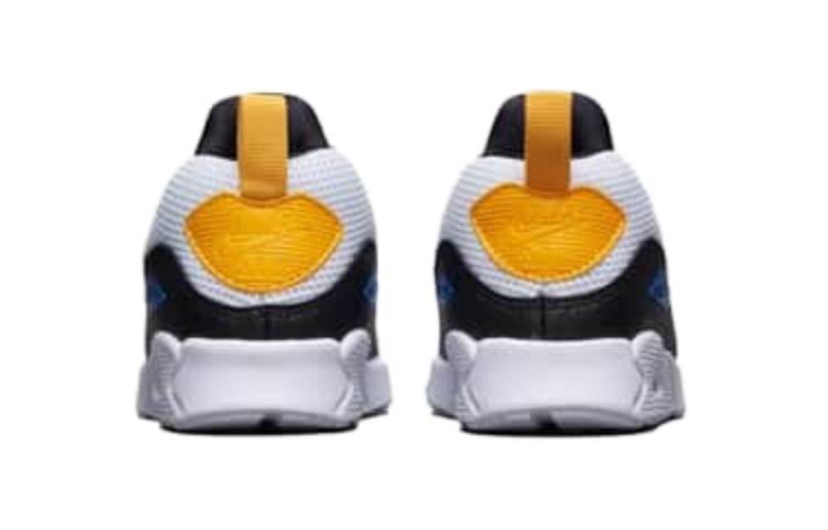 Nike Air Max 90 Comfortable Cushioning, Wear Resistant Low Top Toddler Shoes White Blue Infant And Toddler 881924-104