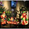 1Pcs Christmas Lamp Window Hanging Lamp Christmas Decorative Lamp Shop Window Room Decoration LED Sucker Light Small Colored Lamp