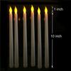 LED Flameless Taper Candles Brightness Adjustable for Home Dinner Decor