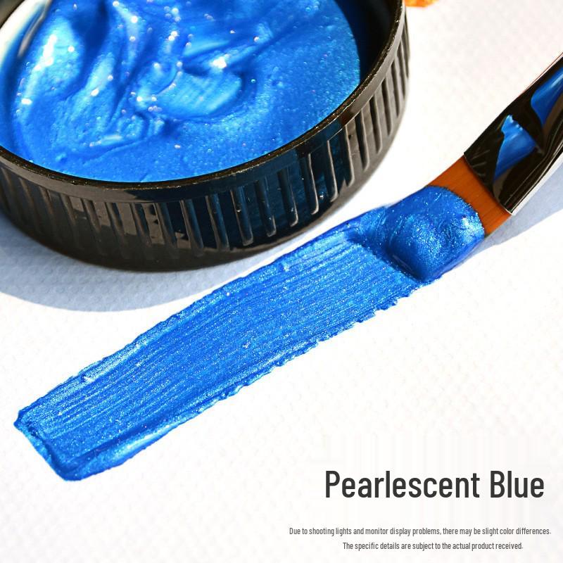 

Montelisa Metallic Acrylic Paint Set: Gold, Silver, Copper - 60/300ml for Crafts & Epoxy Outlining bottle