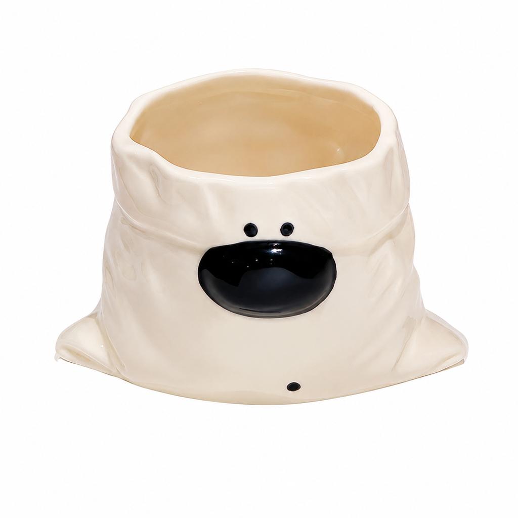 1pc Dog Shaped Handle Mug Cute Ceramic Coffee Cup Porcelain Tea Mug for Home Office Gift Durable High Quality Drinkware