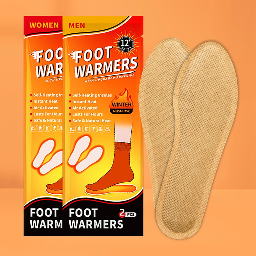 10 Pairs Insole Foot Warmers Disposable Heated Insoles Warmers Continuous Heat Air Activated Warmers for Men & Women