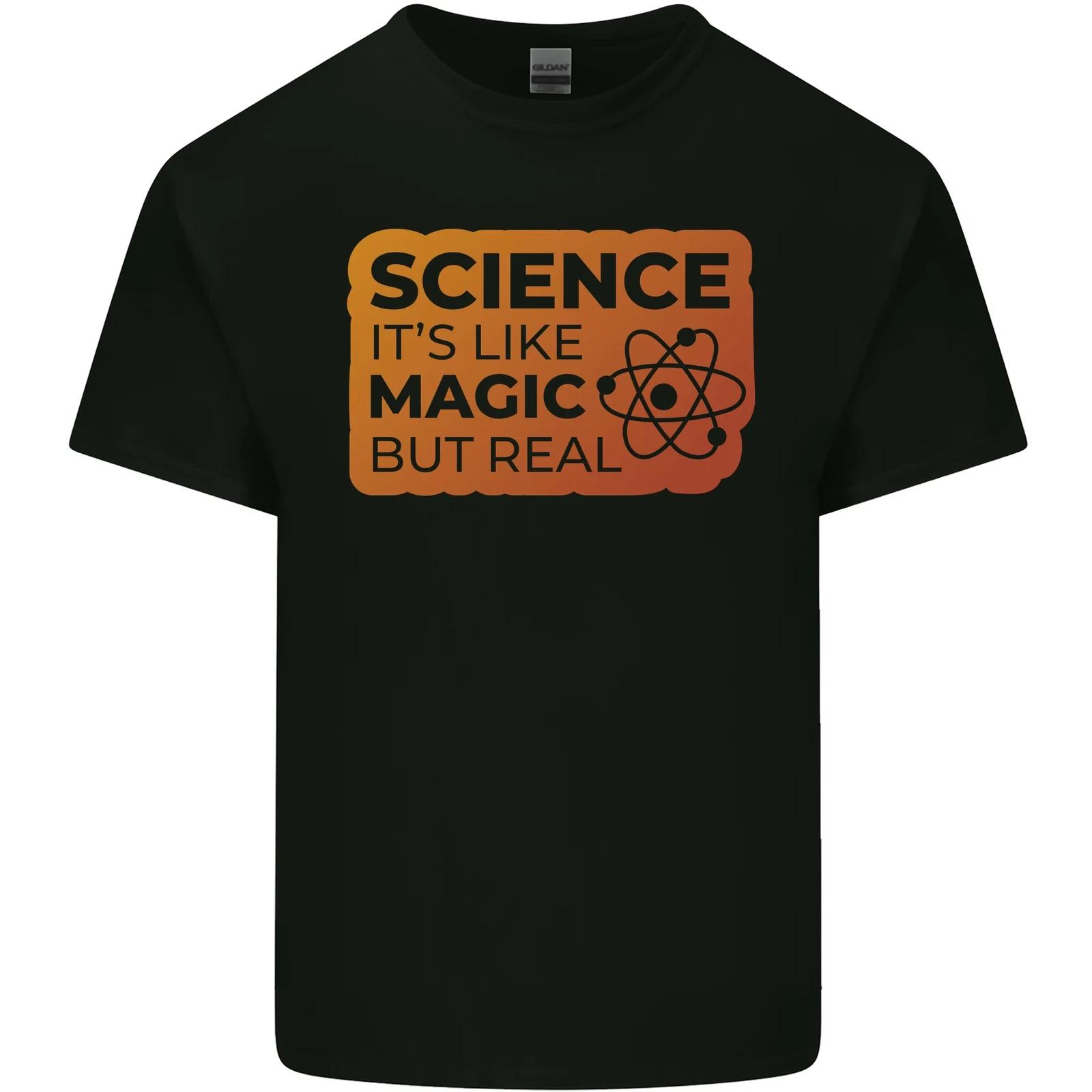 Science Like Magic but Real Physics Geek Kids T-Shirt Childrens XL