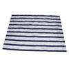 Beach Blanket Waterproof Lightweight Portable Outdoor Picnic Mat for Camping Travel Blue Stripe 2 X 1.45M