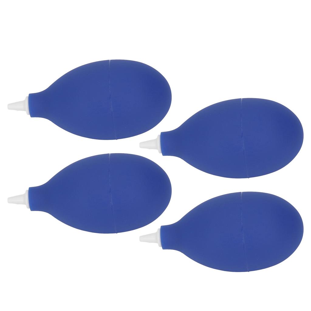 4Pcs Dust Blower Ball Rubber Check Valve Powerful Portable Air Duster for Lens Phone Blue