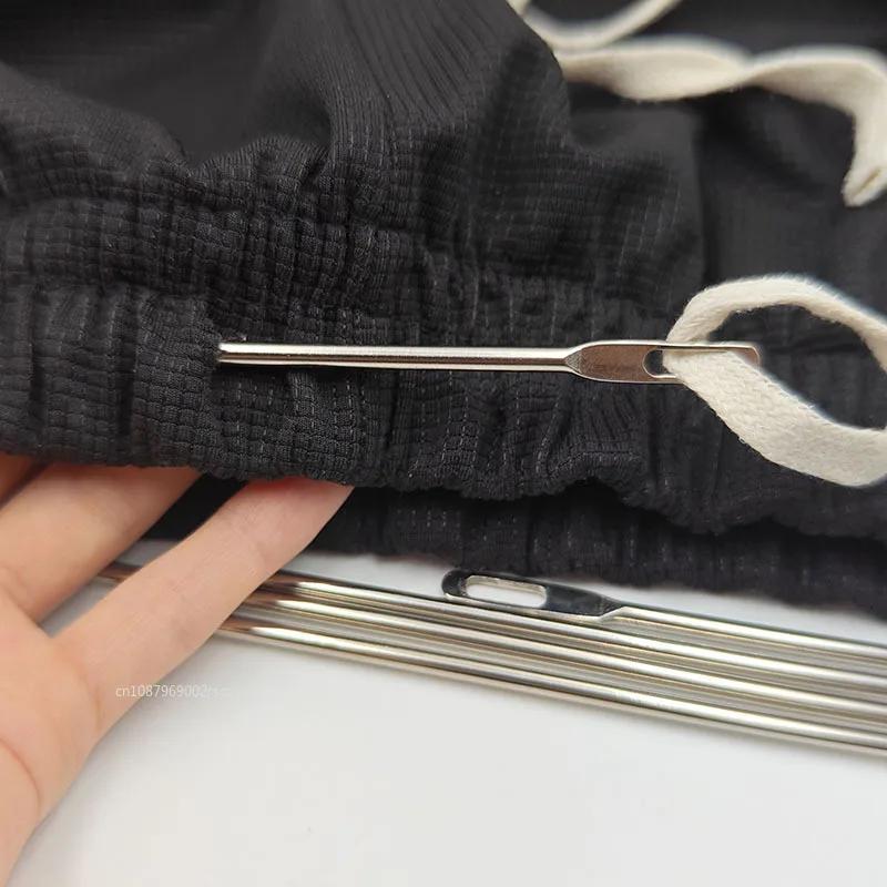 Gummibänder, Nähzubehör, DIY-Werkzeug, elastische Kordel, Seil, Einfädler, Clip, Nähschlaufen-Set, Schlaufenwender, Haken, flexibler Kordelzugfaden