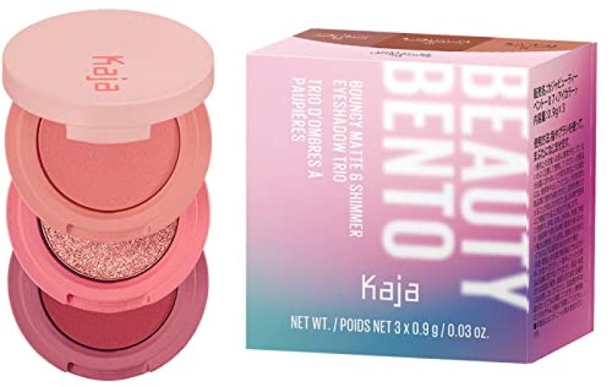 

Kaja Beauty Bento Glowing Eyeshadow Trio [07 Гуава]