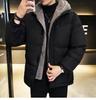 Ανδρικό Χειμωνιάτικο Βαμβακερό Παλτό Δύο Τεμαχίων με Κουκούλα Στυλ Χονγκ Κονγκ - Μεγάλο Μέγεθος, Εξαιρετικά Χοντρό Ζεστό Εξωτερικό Ρούχο
