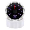 52mm Voltmeter 8-16V Volts for Caravan Marine Boat Motorcycle Car Voltage Indicator Volt Meter Gauge 7 Colors Backlight 12V