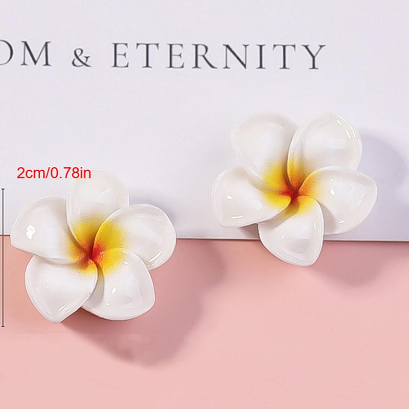 10Pcs Cartoon Simulation Flower Resin Series Jewelry Making Diy Accessories