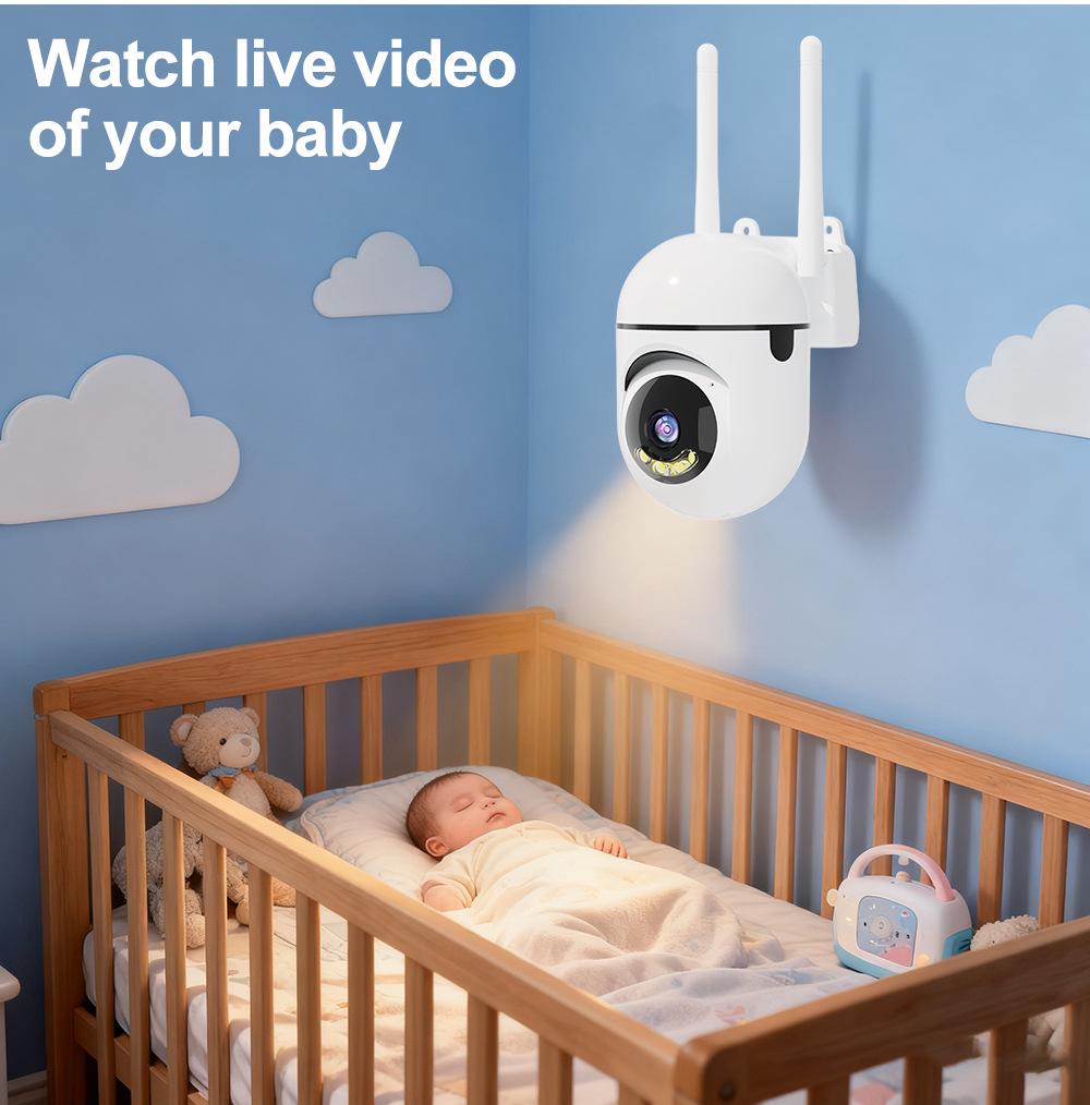 Popular Wireless WiFi HD Night Vision Smart Bulb Camera with Mobile Remote Monitoring