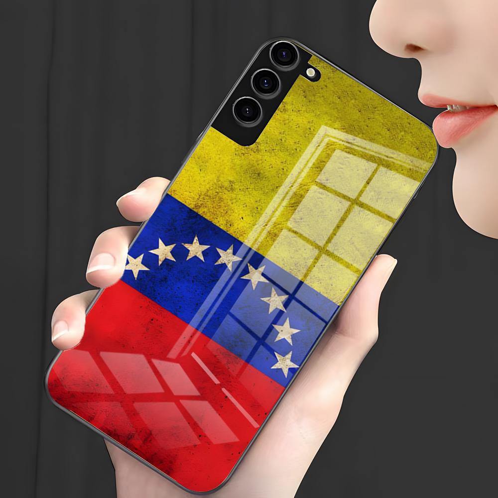 Venezuela Flag Phone Case For Samsung A25 A13 A33 5G A54 A36 A35 A56 A52 A14 Shockproof Glass Cover Samsung A31 4G