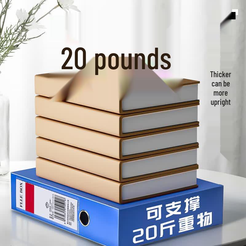 A4 Thickened Plastic Document Storage Boxes, 12-Pack
