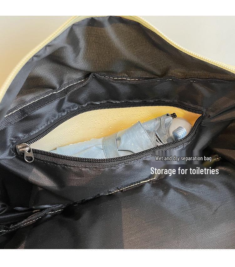Women's Large Capacity Multifunctional Travel and Fitness Bag - Trendy, Dry/Wet Separation, Perfect for Yoga and Short Trips