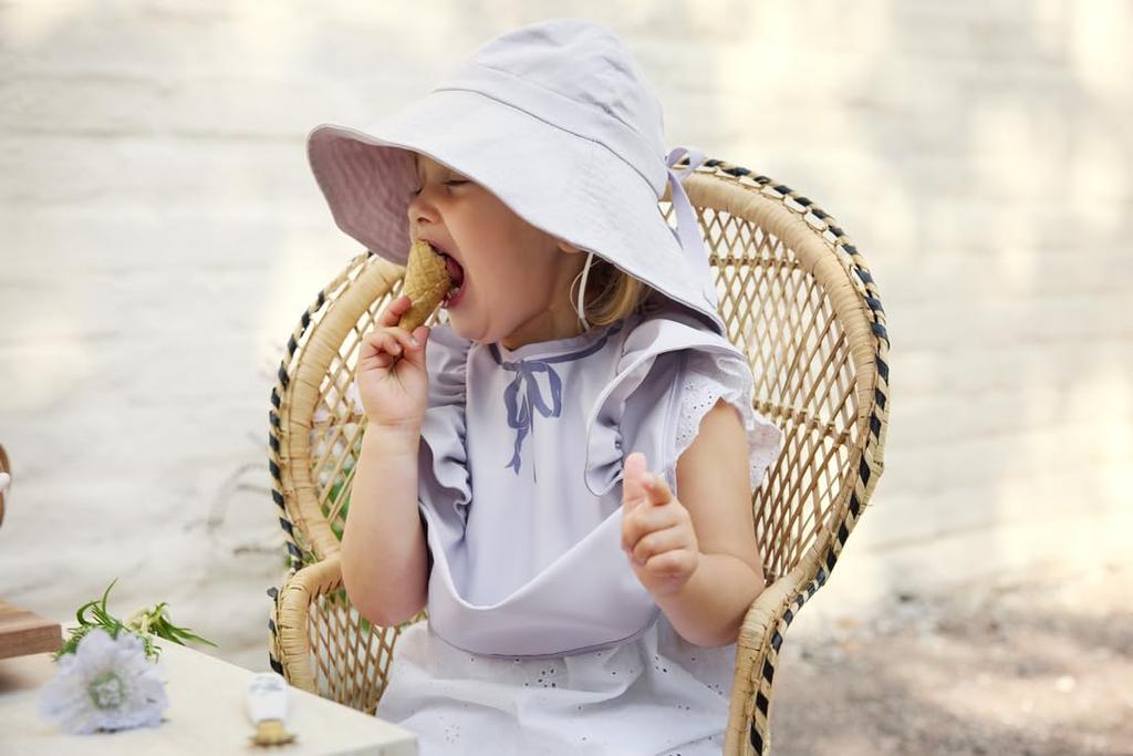 Elodie Baby Lavender Love Nordic Perfect for Nursery Bibs, - Stylish, Waterproof, Design, School.