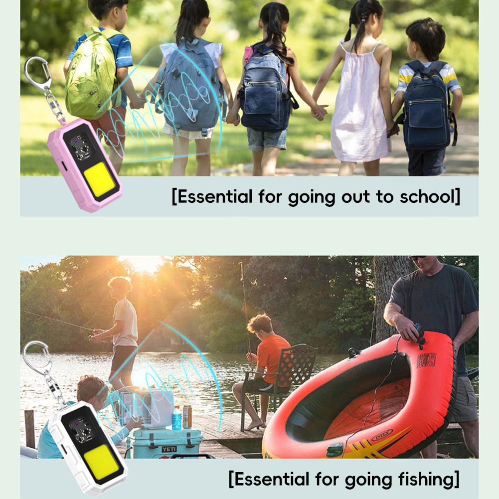 Intelligent Ultrasonic Mosquito Repellent Outdoor Camping LED Lighting With Hooks