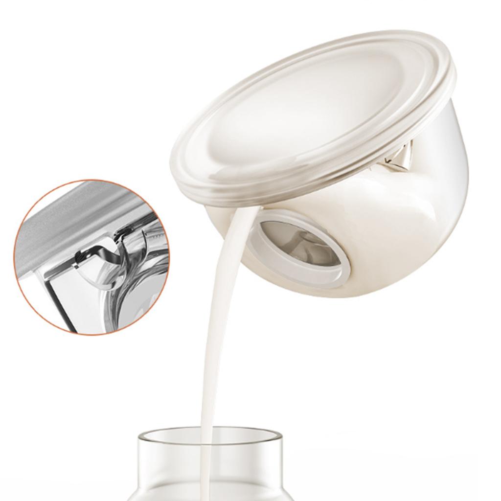 Elektrische Tragbare Milchpumpe Freihändig Geräuscharm 3 Modi 9 Stufen Leistungsstarke Saugkraft LED-Bildschirm