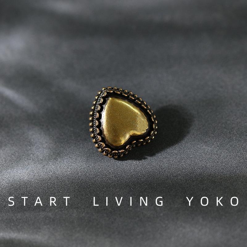 

Декоративные пуговицы для свитера или рубашки из металла и бронзы в виде листочков сердца