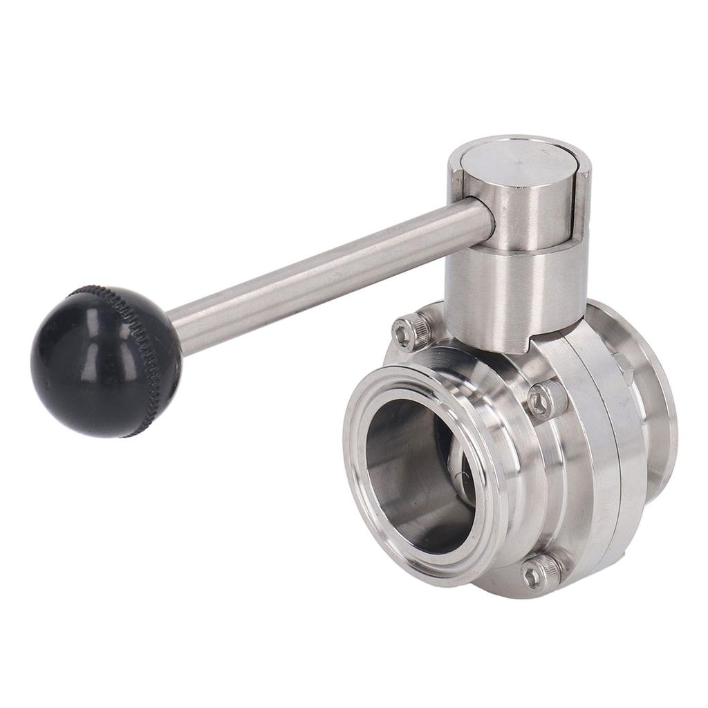 Sanitary Butterfly Clamp Valve with Silicone Washer Stainless Steel Clamp Butterfly Valve