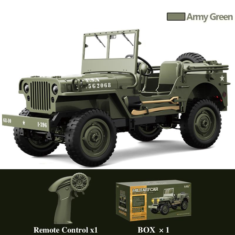 

C8815 Радиоуправляемый грузовик-краулер 4WD Внедорожный автомобиль для лазания 1941 Военный 1:10 Дизайн RTR Радиоуправляемые Машинки Игрушка для Детей Взрослых Подарки