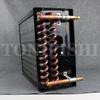 1/4P 3/8P Condenser Air Cold Water Cooling Radiator Copper Tube Aluminum Fin Heat Exchanger 2*8*250